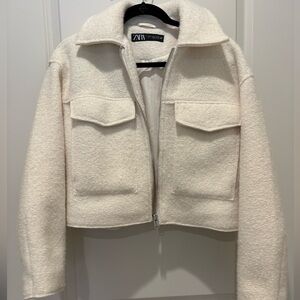 Zara Wool Zip Jacket